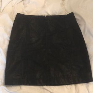 Free people vegan leather skirt - 4